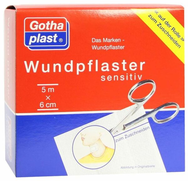 Gothaplast Sensitiv 5 M X 6 cm 1 Pflaster