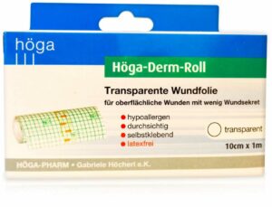 Höga Derm-Roll Transparente Wundfolie 10 cm X 1 M