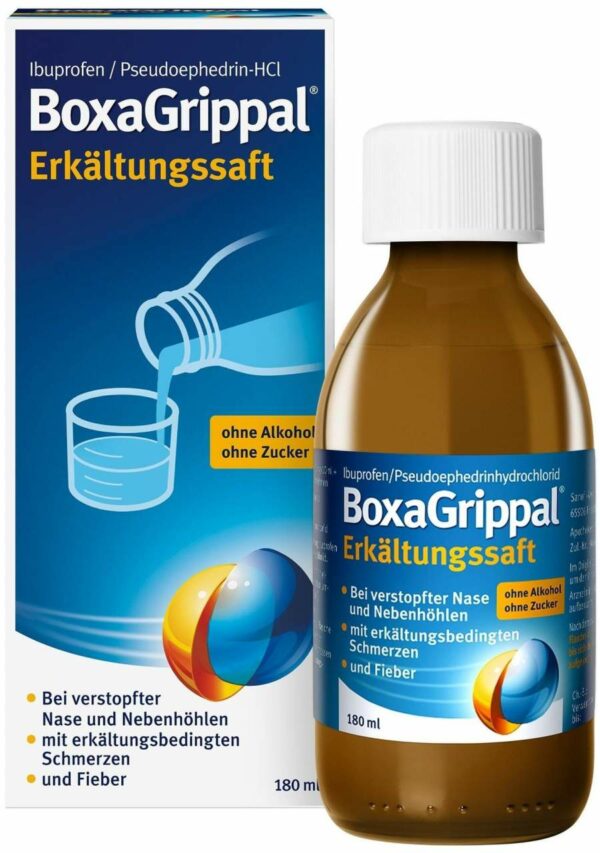 BoxaGrippal Erkältungssaft 180 ml