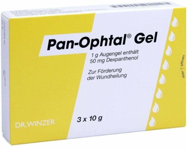 Pan Ophtal Gel 3 X 10 G Augengel