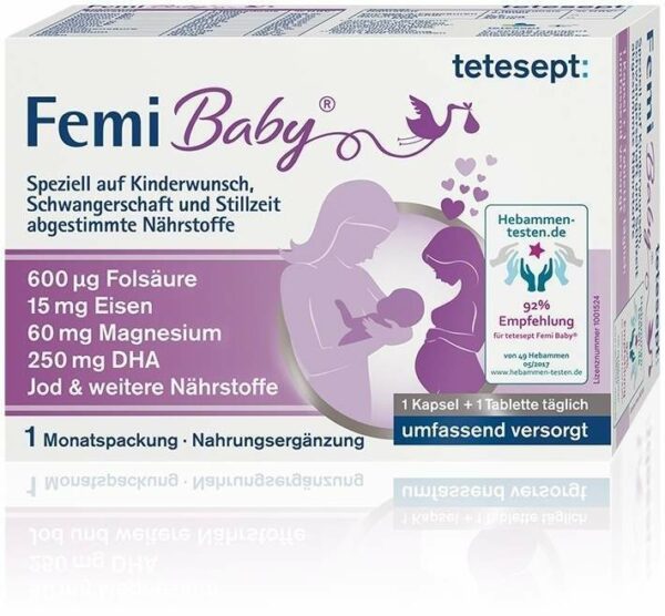 Tetesept Femi Baby Filmtabletten und Weichkapseln 2 X 30 Stück