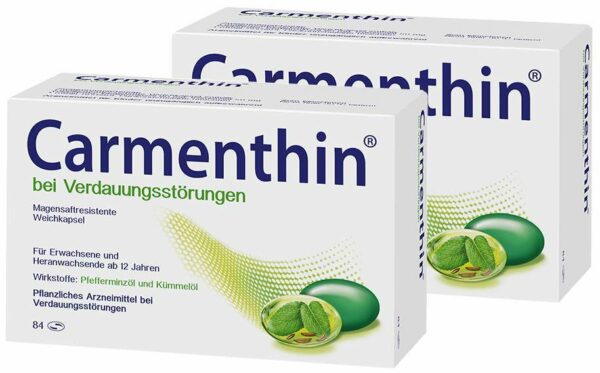 Sparset Carmenthin bei Verdauungsstörungen 2 x 84 Kapseln