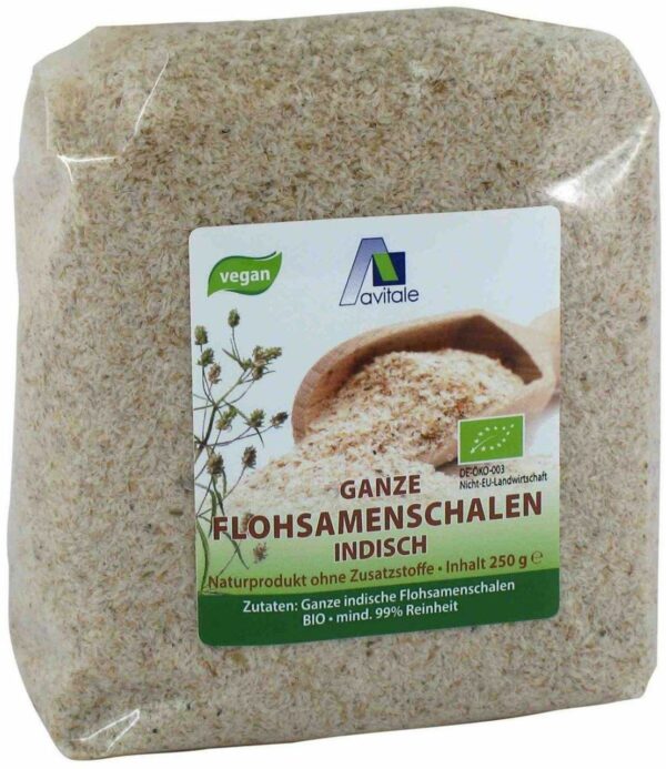 Flohsamenschalen Indisch Bio 250 G