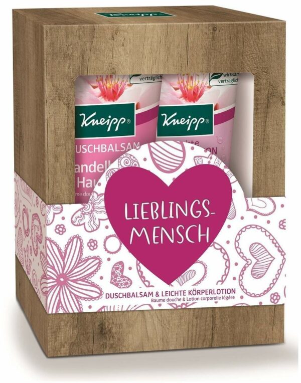 Kneipp Geschenkpackung Lieblingsmensch Mandelblüten Hautzart 2 x 200 ml