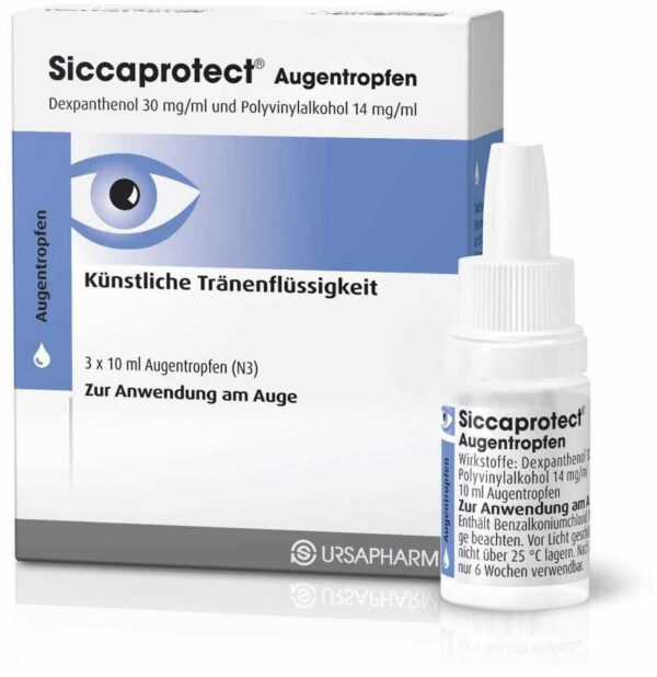 Siccaprotect 3 x 10 ml Augentropfen