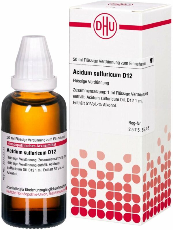 Acidum Sulfuricum D 12 Dilution