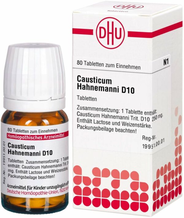 Causticum Hahnemanni D 10 Dhu 80 Tabletten