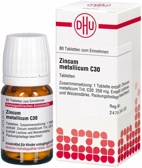 Zincum Metallicum C 30 80 Tabletten