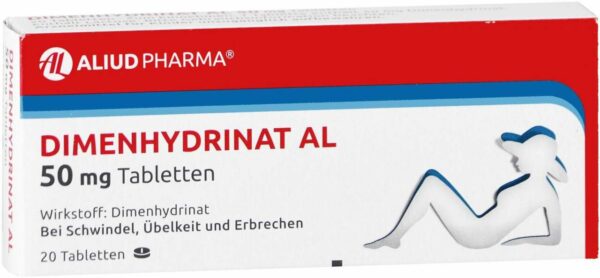 Dimenhydrinat Al 50 mg 20 Tabletten