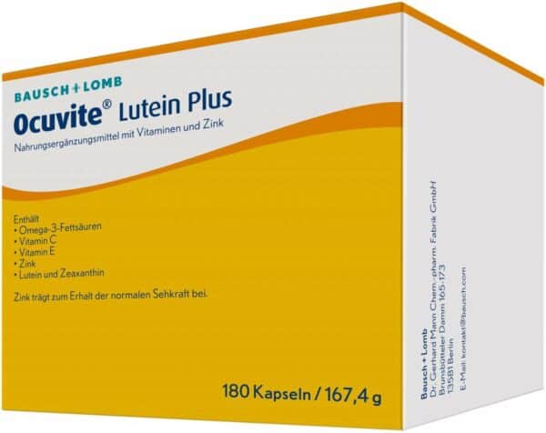 Ocuvite Lutein Plus 180 Kapseln