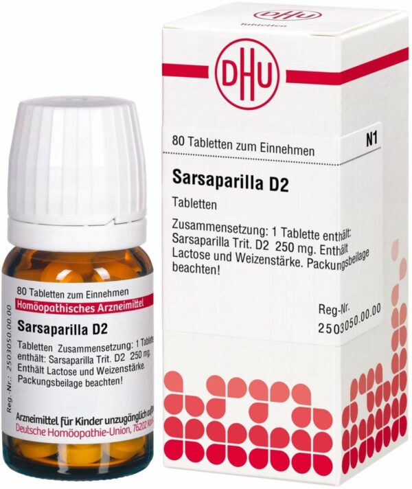 Sarsaparilla D 2 80 Tabletten