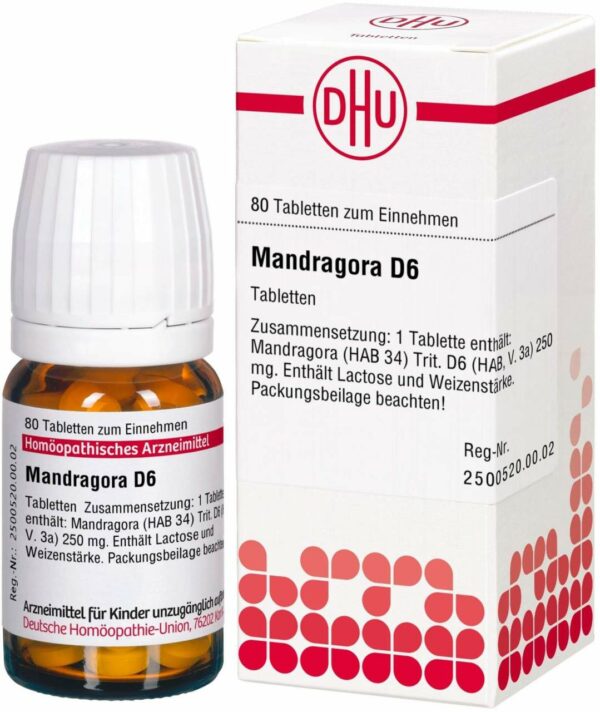 Mandragora D 6 80 Tabletten