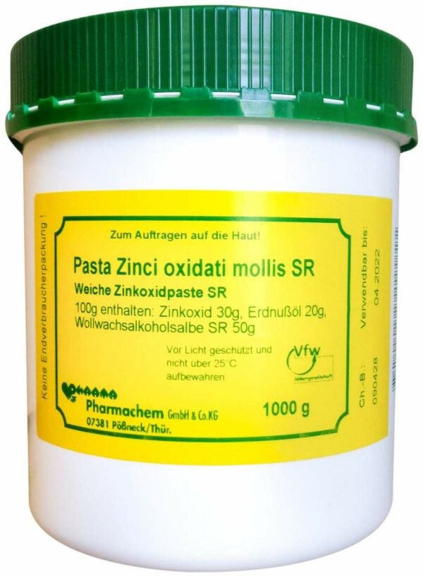 Pasta Zinci Oxidat. Mollis Sr 1000 G Salbe