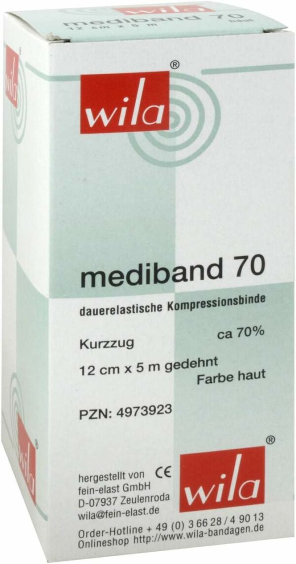 Mediband 70 Kurzzugbinde 12 Cmx5 M Hautfben