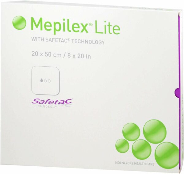 Mepilex Lite Schaumverband 20x50 cm Steril