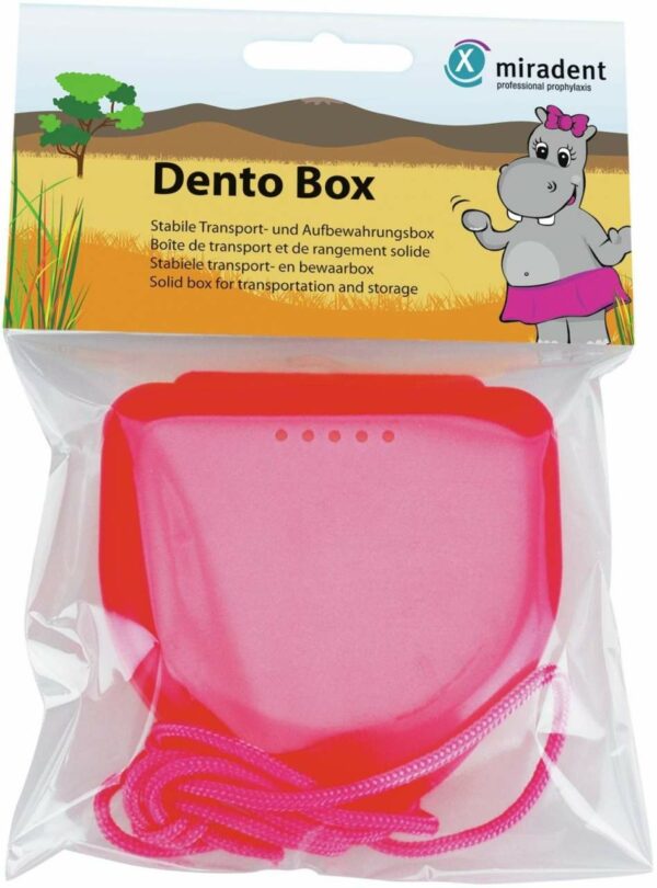 Miradent Zahnspangenbox Dento Box I Pink