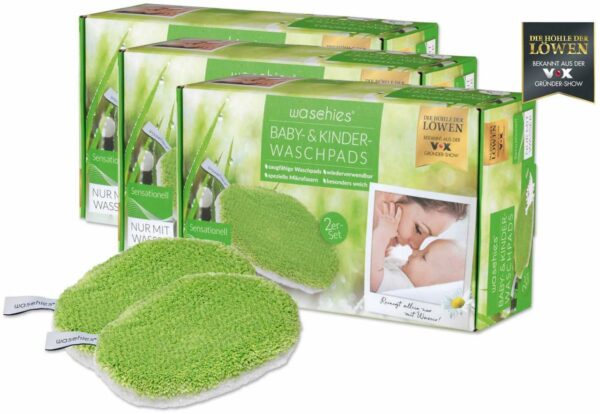 Waschies Baby-Pads 3 x 2 Stück