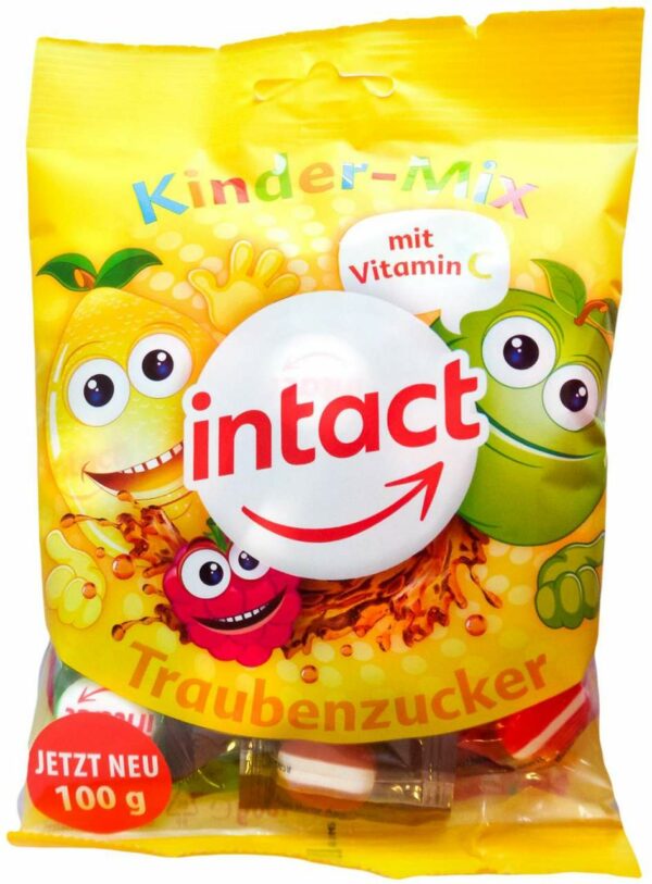 Intact Traubenzucker Kinder Mix Beutel 100 G