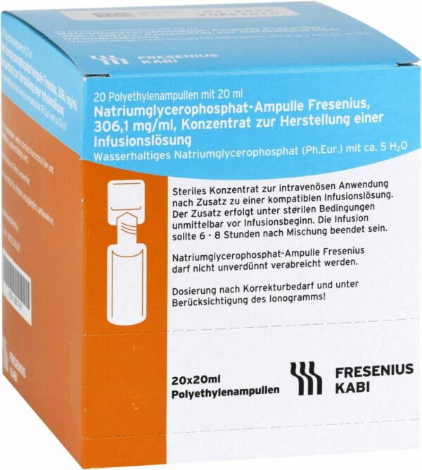 Natriumglycerophosphat Ampulle 20 X 20 ml