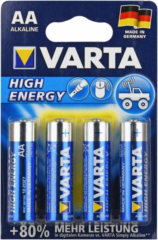 Batterien Mignon Lr 6 Aa 4906 Varta High 4 Stück