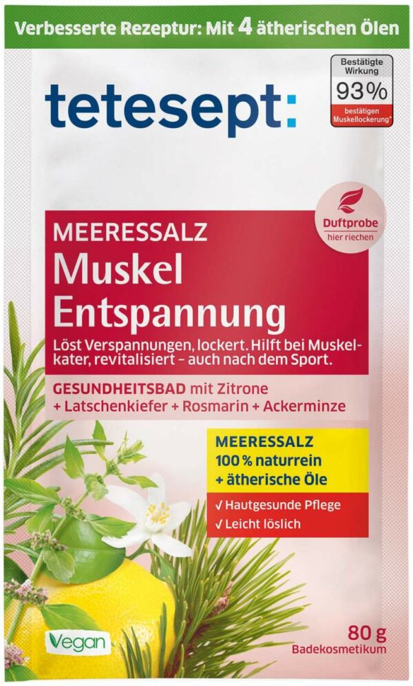 Tetesept Meeressalz Muskelentspannung 80 G