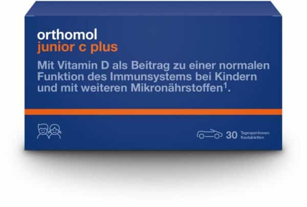 Orthomol Junior C plus 30 Kautabletten Mandarine Orange