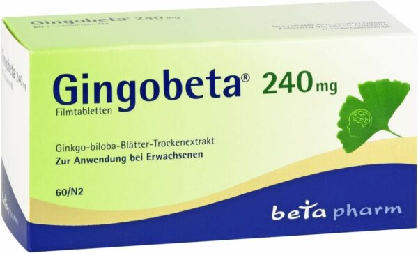 Gingobeta 240 mg Filmtabletten 60  Filmtabletten