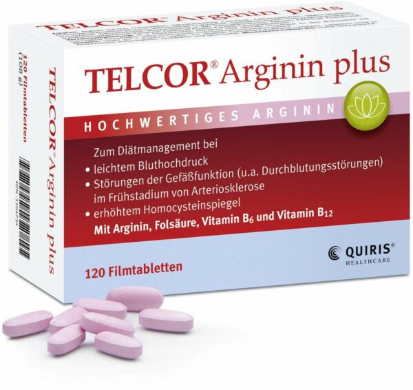 Telcor Arginin plus 120 Filmtabletten