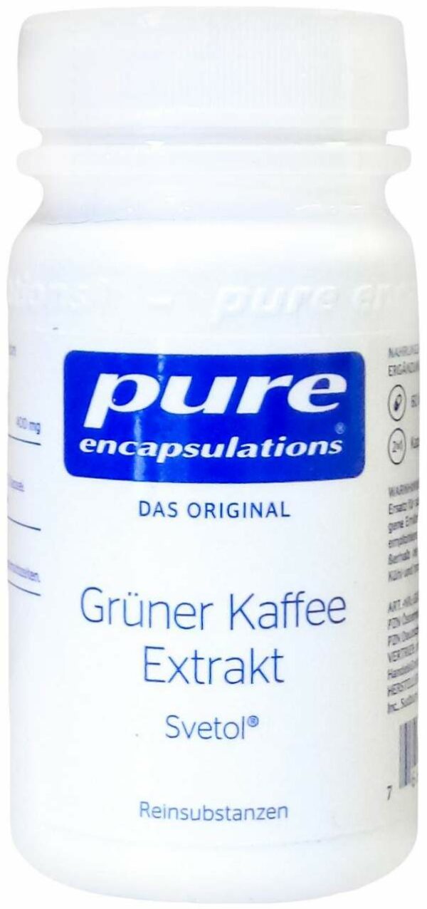 Pure Encapsulations Grüner Kaffee Extrakt Svetol 60 Kapseln