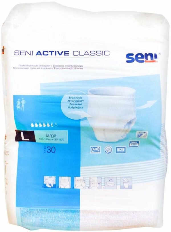 Seni Active Classic Inkontinenzslip Einm.Large