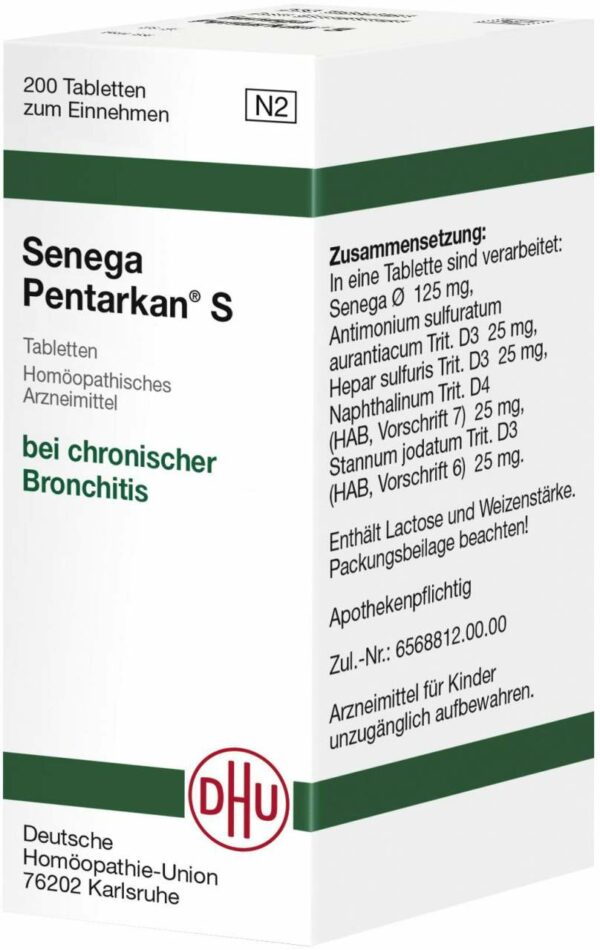 Senega Pentarkan S 200 Tabletten