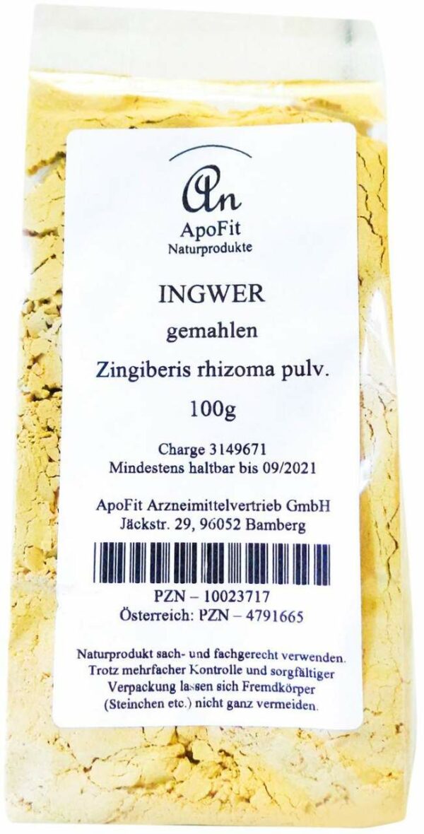 Ingwer Gemahlen 100 G