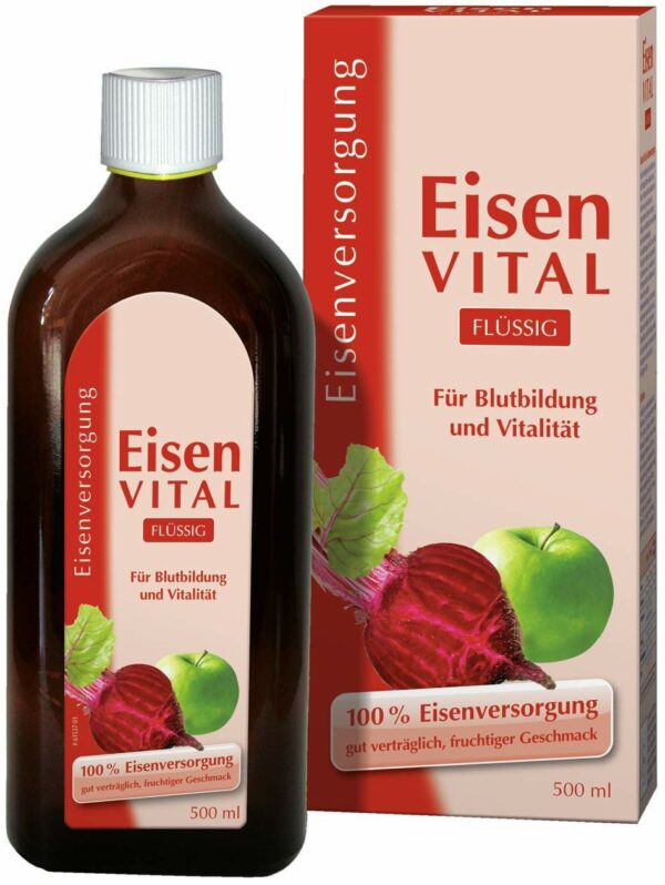 Eisen Vital Flüssig 500 ml Liqiudum