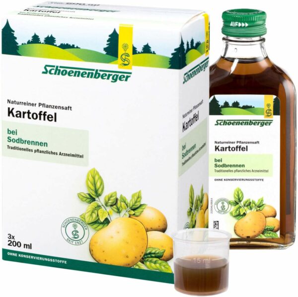 Kartoffelsaft Schoenenberger Heilpflanzensäfte 3 X 200 ml Saft