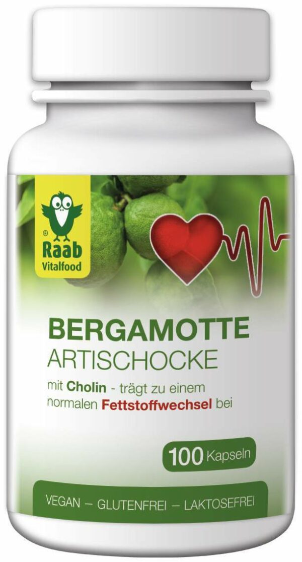 Bergamotte Artischocke Mit Cholin 100 Kapseln