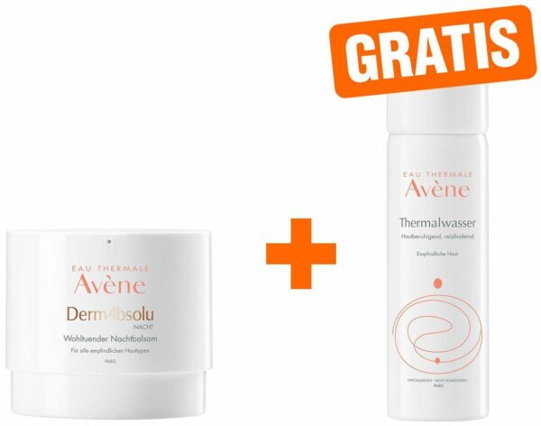 Avene DermAbsolu wohltuender Nachtbalsam 40 ml + gratis Thermalwasserspray 50 ml