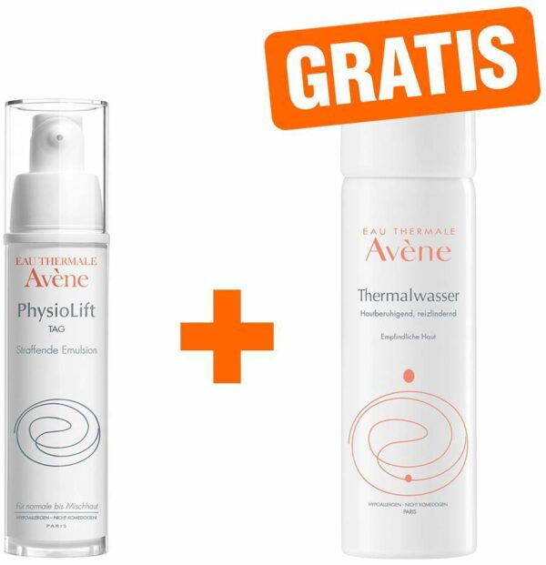 Avene Physiolift Tag straffende Emulsion 30 ml + gratis Thermalwasserspray 50 ml