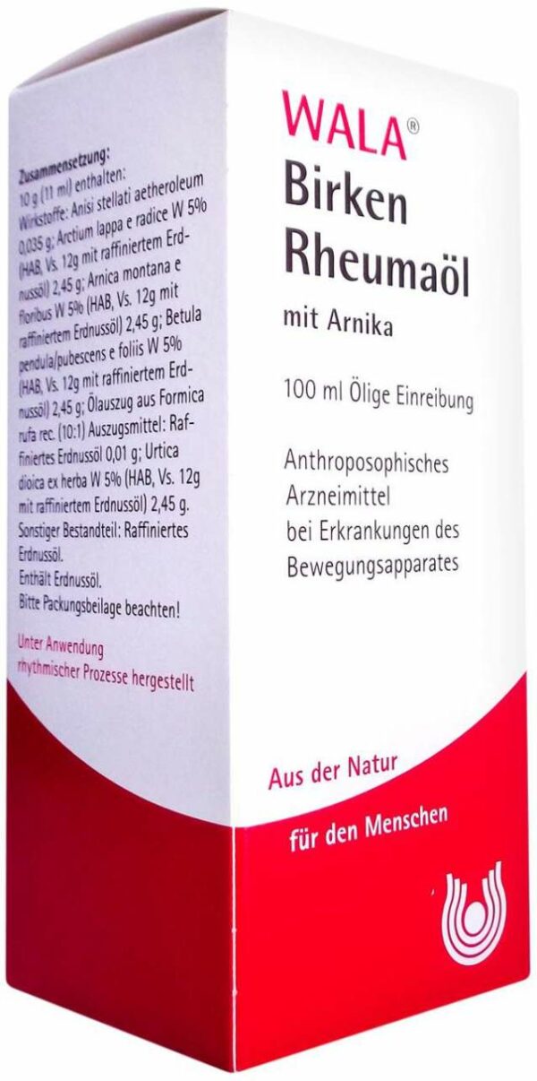 Wala Birken 100 ml Rheumaöl Mit Arnika