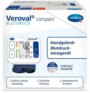 Veroval Compact Handgelenk Blutdruckmessgerät 1 Stück