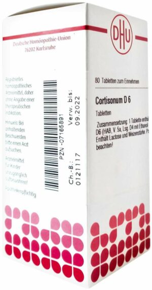 Cortisonum D 6 80 Tabletten