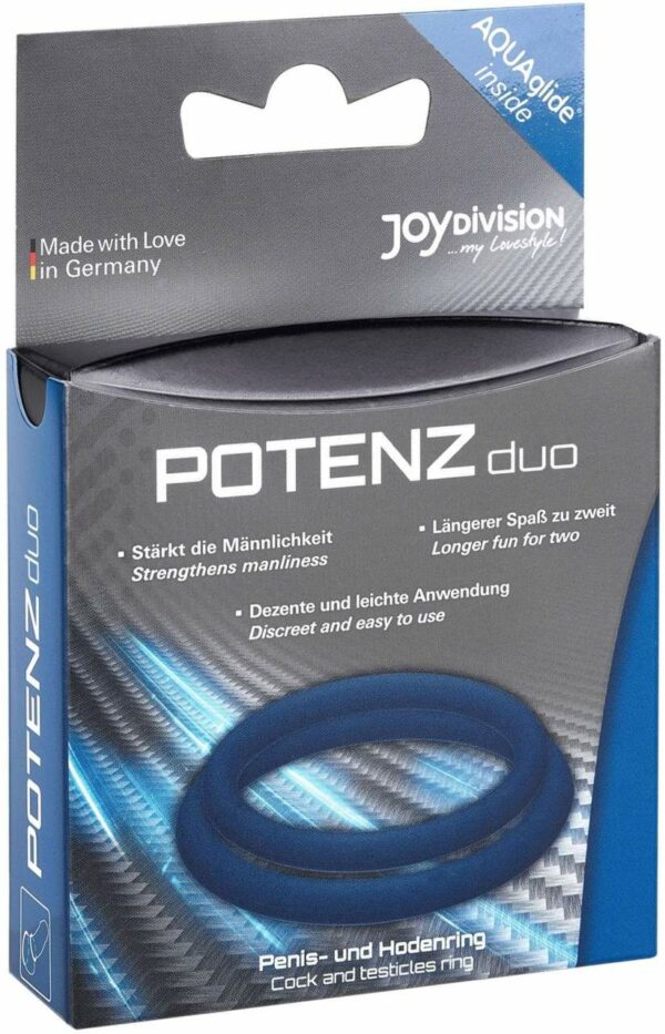 Potenzduo Potenzringe blau Medium 2 Stück