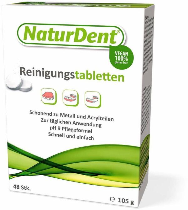 Naturdent Reinigungstabletten 48 Reinigungstabletten