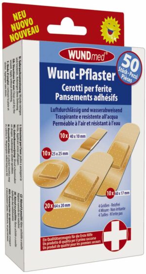 Pflastersortiment 4 Fach Sortiert 50 Pflaster