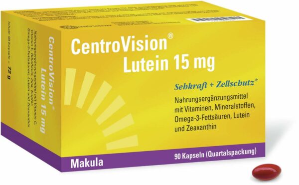 Centrovision Lutein 15 mg 90 Kapseln