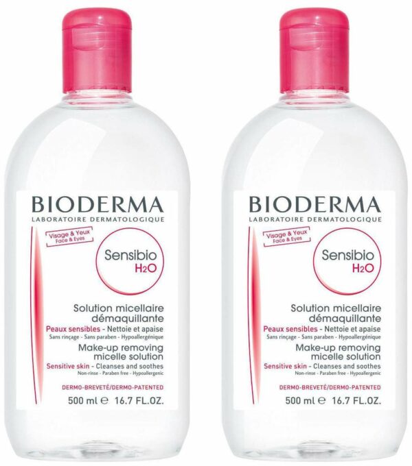 Bioderma Sensibio H20 Mizellen Lösung 2 x 500 ml