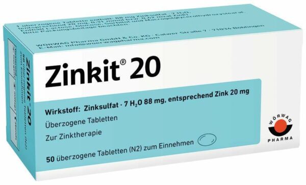 Zinkit 20 50 Überzogene Tabletten