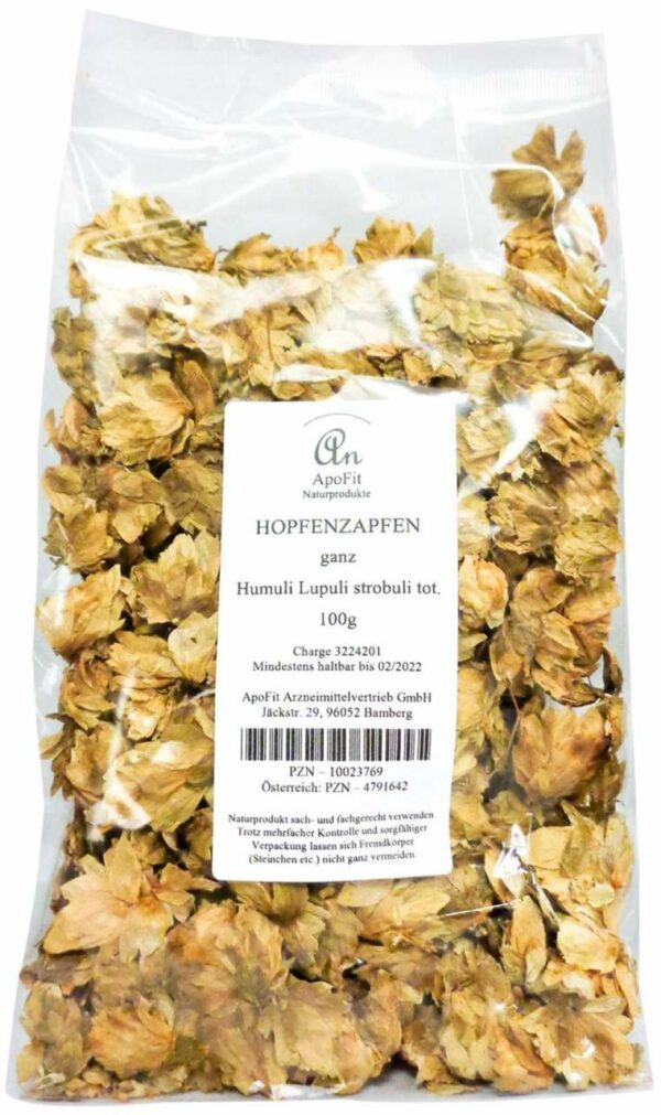 Hopfenzapfen Ganz 100 G