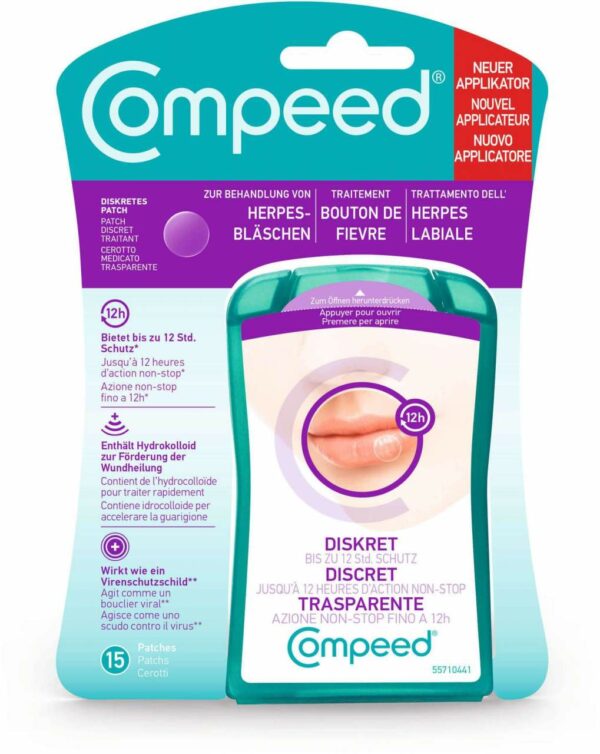 Compeed Herpesbläschen Patch Applikator HRA 15 Stück