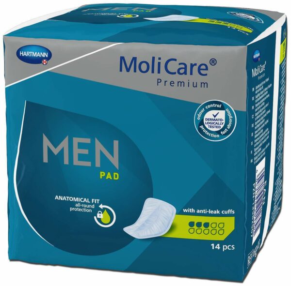 Molicare Premium Men Pad 3 Tropfen 14 Stück