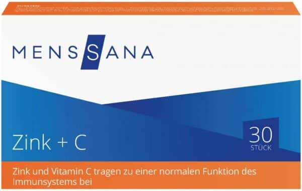 Zink + C Menssana 30 Lutschtabletten